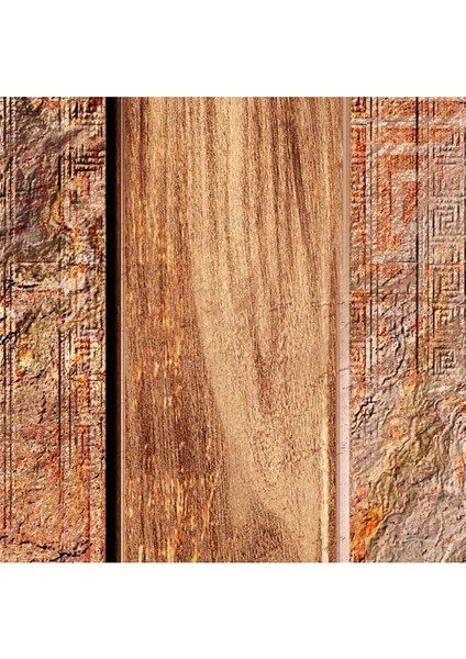 Ahşap Versace Lambri Desenli Isı ve Ses Yalıtımlı Sağlıklı Tekstil Duvar Kağıdı fırsatları