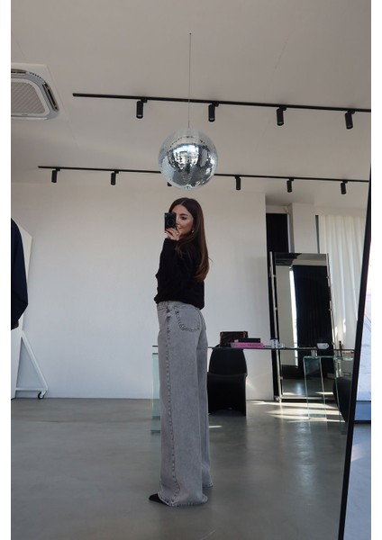 Yıkamalı Geniş Paça Jean modelleri