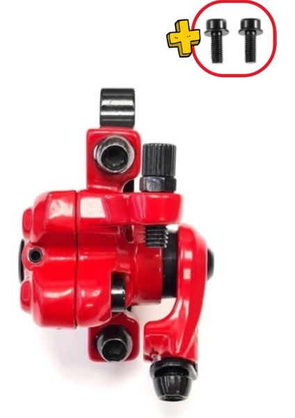 Onvo OV-012 Scooter Uyumlu Kırmızı Renkli Fren Kaliperi