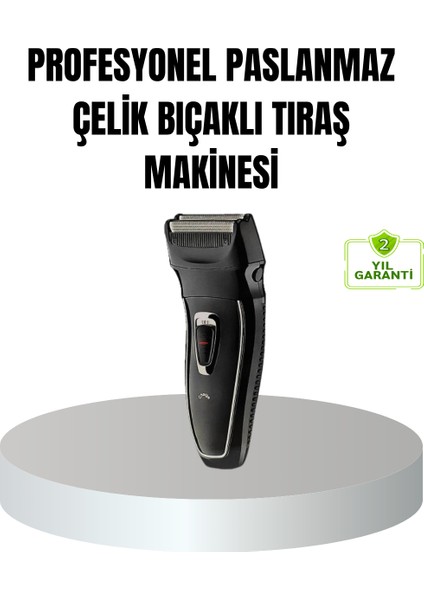 Profesyonel Şarjlı Saç ve Sakal Tıraş Makinesi – Çelik Bıçaklı Ayarlanabi - SBS3864-8036