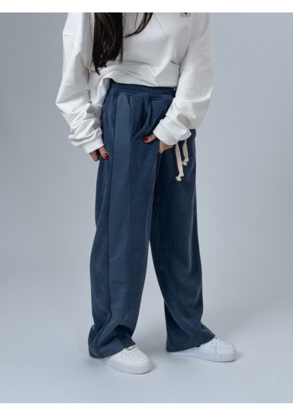 Oversize Lacivert Kadın Baggy Eşofman COC2534 modelleri