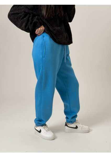 Şardonlu Mavi Kadın Jogger Eşofman COC2540 modelleri