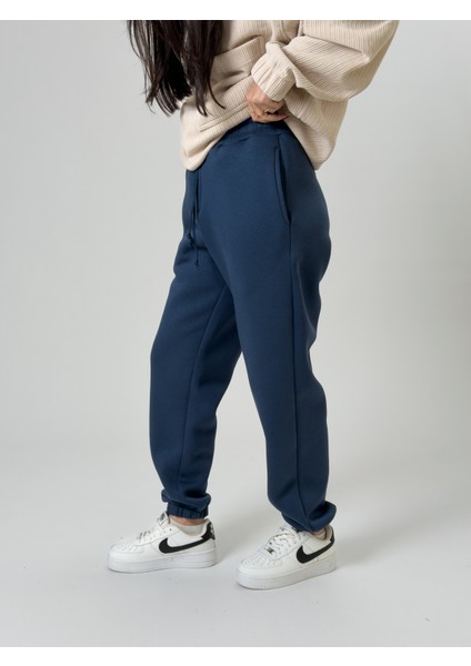 Şardonlu Lacivert Kadın Jogger Eşofman COC2539 fiyatları