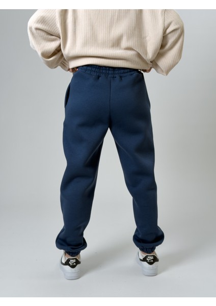 Şardonlu Lacivert Kadın Jogger Eşofman COC2539 fırsatları