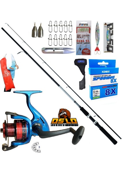 3000 240CM 20-40GR Daiwa Sweepfire Spin Olta Takımı Seti