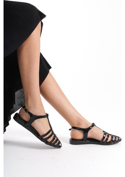 Dorva Bilekten Bantlı Sivri Burun Sandalet indirimleri