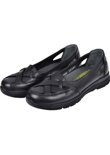 Hakiki Deri Comfort Kadın Ayakkabı For-Anya Siyah fırsatları