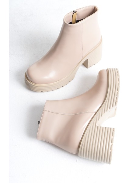 Cals Yüksek Taban Topuklu Kadın Bot modelleri