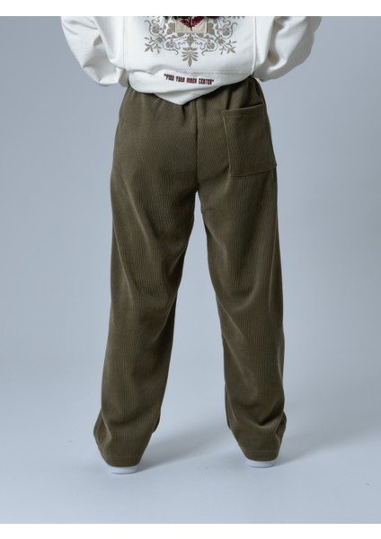 Oversize Haki Kadın Baggy Eşofman COC2533 indirimleri