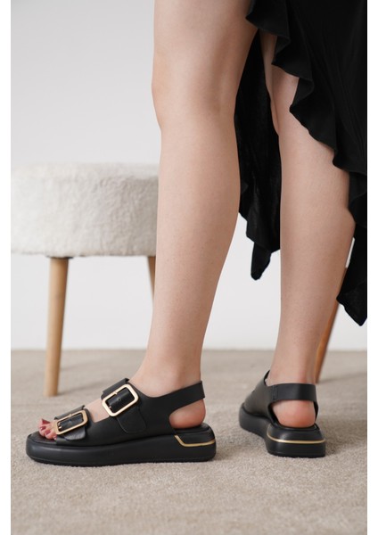 Eva Beyaz Cilt Hakiki Deri Kadın Sandalet modelleri