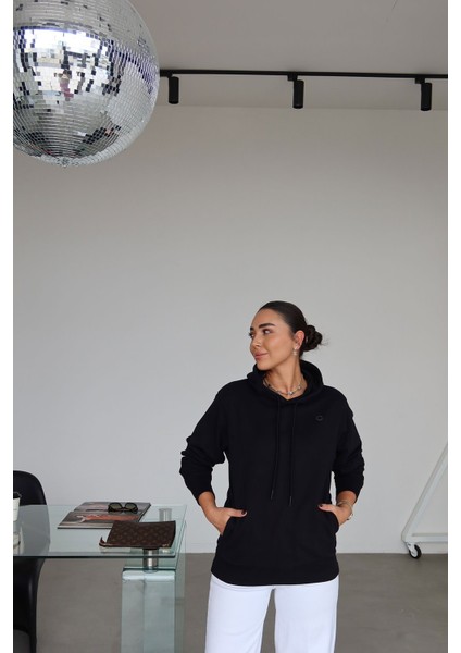 Kapüşonlu Oversize Basic Sweat fiyatları