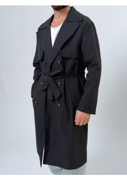 Siyah Erkek Trençkot COC2548 fiyatları
