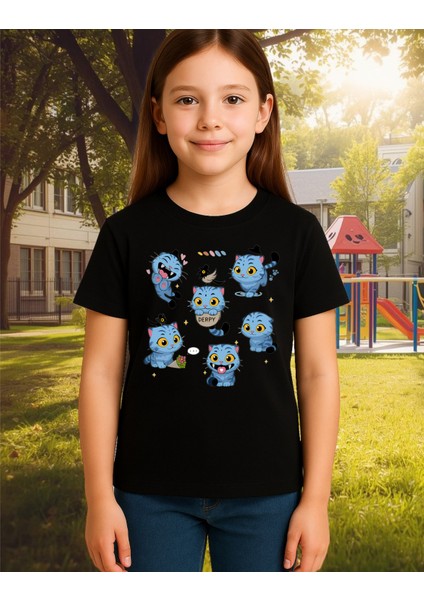 Kpop Demon Hunters Sevimli Derpy Kısa Kollu Baskılı Unisex Çocuk Tişört (4-13 Yaş) fiyatları