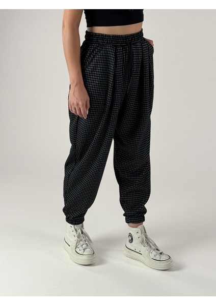 Kare Detaylı Pileli Kadın Jogger Pantolon COC1003 fiyatları