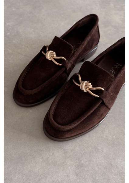 Tokyo Kahverengi Hakiki Deri Loafer modelleri