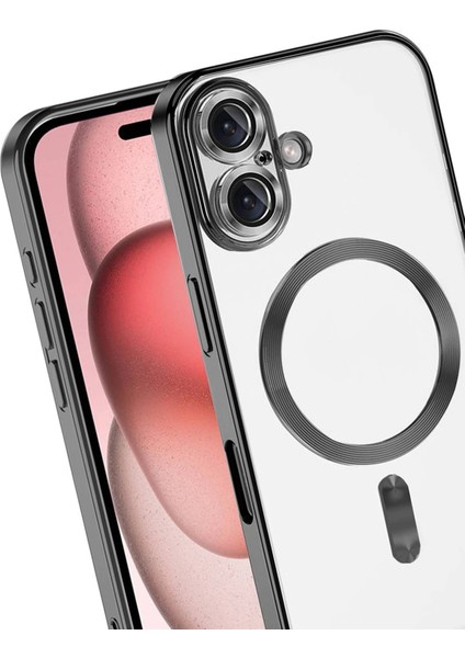 Apple iPhone 17 Kross Magneticsafe Kapak - SIYAH-(5796) - MCT9795-3909 modelleri