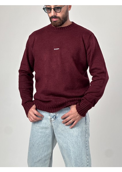 Basic Bordo Erkek Sweatshirt COC1015 modelleri