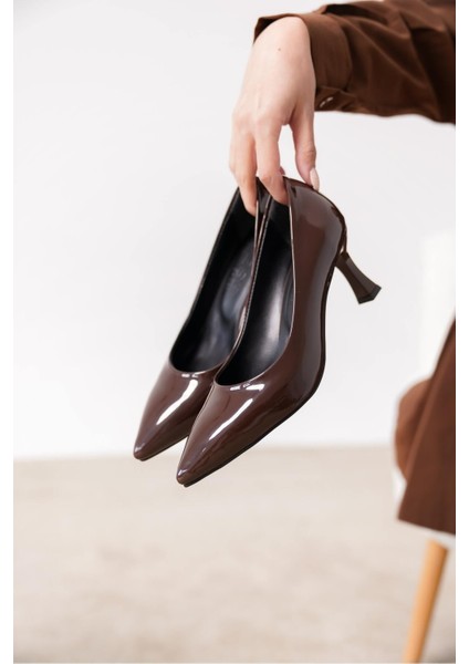 Hels Alçak Topuk Stiletto Ayakkabı