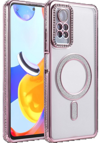 Xiaomi Redmi Note 12 Pro 4g Joke Simli Magneticsafe Kılıf - PEMBE-(5796) - MCT2042-2845