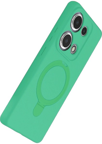 Xiaomi Redmi Note 13 Pro 4g Regal Magsafe Standlı Kapak - YEŞIL-(5796) - MCT3869-2250 fırsatları