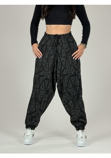 Üçgen Desenli Kadın Spor Şalvar COC1192 fiyatları