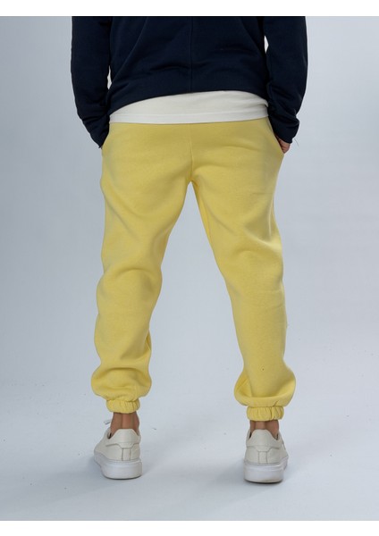 Şardonlu Sarı Erkek Jogger Eşofman COC2555 indirimleri