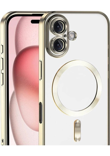 Apple iPhone 17 Kross Magneticsafe Kapak - GOLD-(5796) - MCT3975-5390 fiyatları
