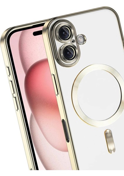 Apple iPhone 17 Kross Magneticsafe Kapak - GOLD-(5796) - MCT3975-5390 modelleri