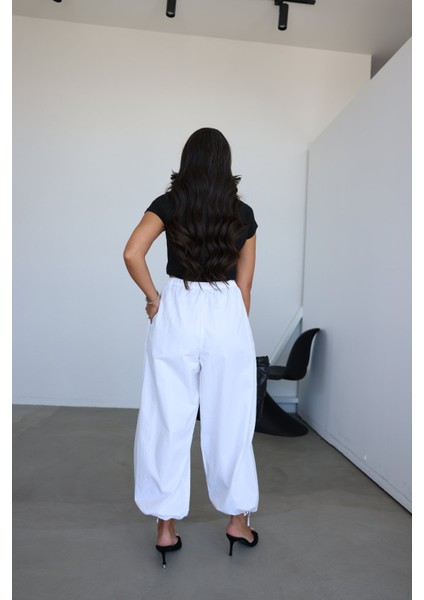 Beli Lastikli Paçası Ayarlamalı Şalvar Pantolon fırsatları