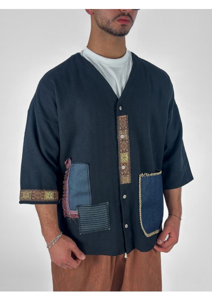 Tasarım Siyah Erkek Gömlek COC1073 fiyatları