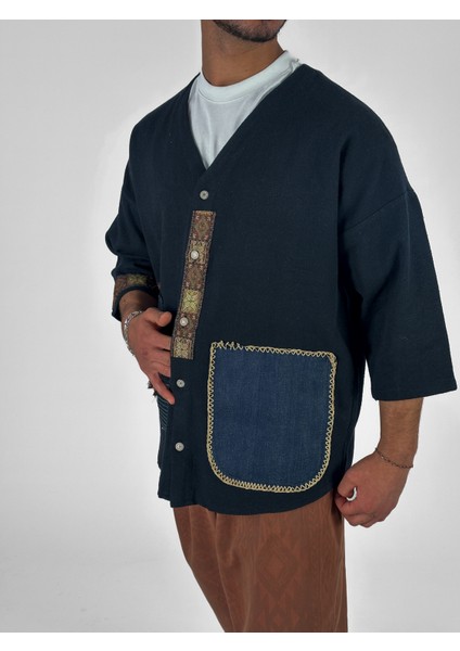 Tasarım Siyah Erkek Gömlek COC1073 fırsatları