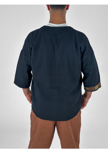 Tasarım Siyah Erkek Gömlek COC1073 indirimleri