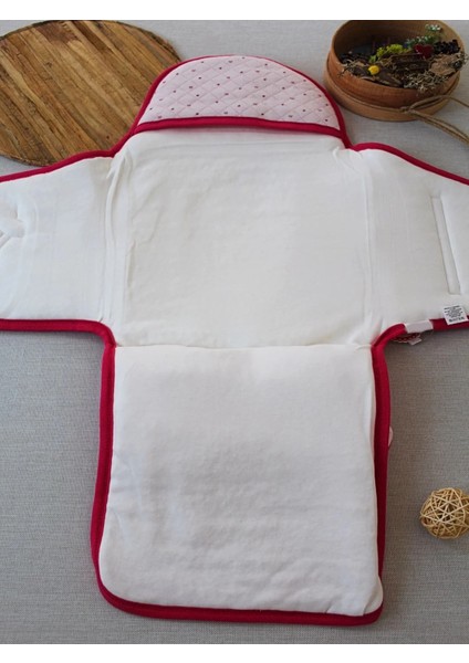 Yenidoğan Açılır Kucaklı Fiyonk Detay Ayaklı Kız Bebek Kundak Pembe modelleri