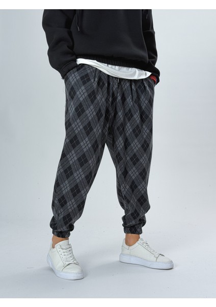 Erkek Desenli Pileli Yarım Şalvar COC2523