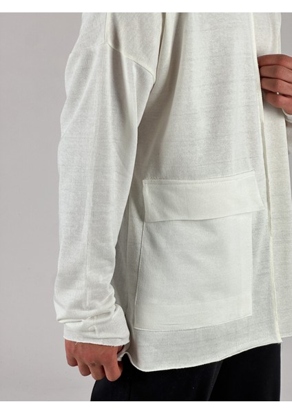 Turuncu Cep Detaylı Tasarım Sweatshirt COC1075 fırsatları