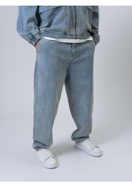 Tasarım Erkek Baggy Kot Pantolon COC2544