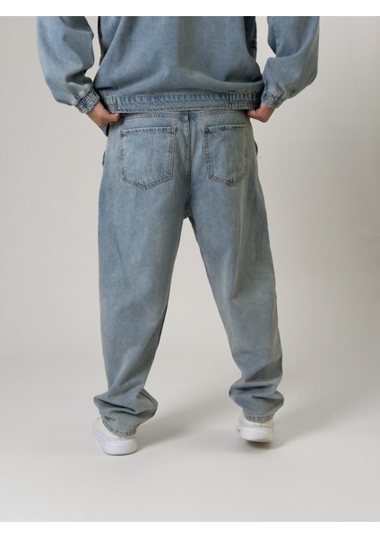 Tasarım Erkek Baggy Kot Pantolon COC2544 indirimleri