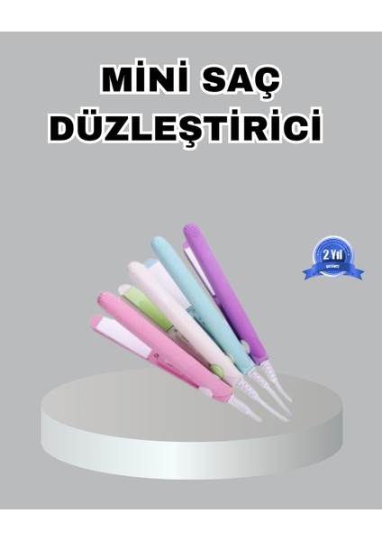 Mini Seramik Saç Düzleştirici – Kompakt Boy 180°C Hızlı Isınma Seyahat Tipi - SBS1317-9060