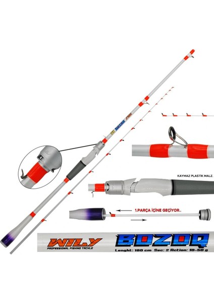 Bozoq 180CM 10-50 gr Bot Kamış modelleri