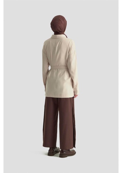 Dantelli Tunik 25KM1027 Bej indirimleri