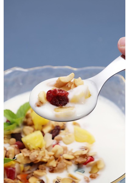 304 Çelik Mini 9 cm Tatlı Dondurma Muhallebi Baharat Kaşığı CIN752BYX fiyatları