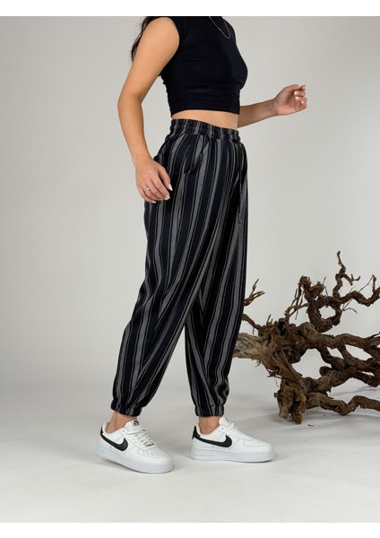 Dik Çizgi Pileli Kadın Jogger Pantolon COC1053 modelleri