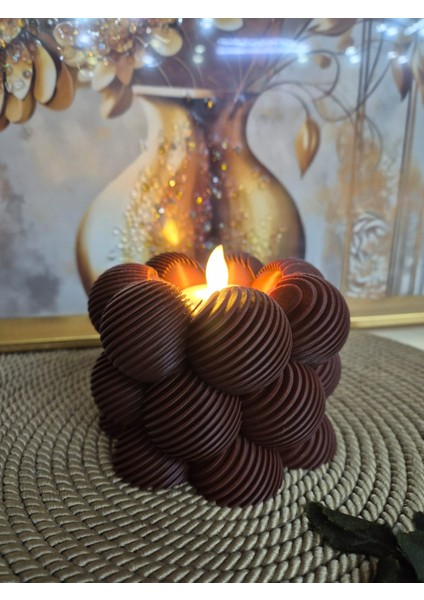3D Tasarım Mumluk (Pilli Mum ile Kullanılmalıdır.) fiyatları