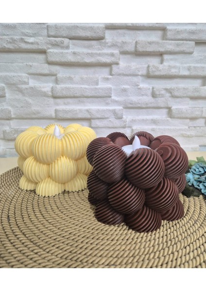 3D Tasarım Mumluk (Pilli Mum ile Kullanılmalıdır.) modelleri