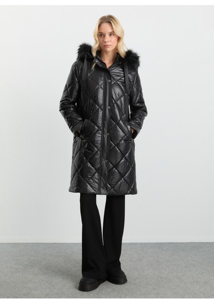 Siyah Kadın Mont 25KSL6161 indirimleri