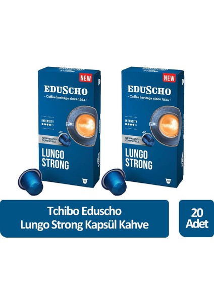 Eduscho Lungo Strong Kapsül Kahve 20 Kapsül