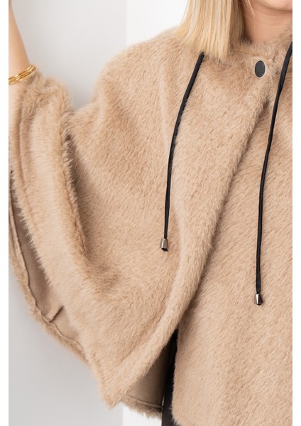 Nordic Hug Kapişonlu Panço 2624