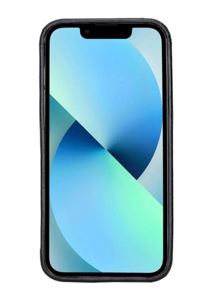 Apple iPhone 13 Pro Uyumlu Deri Arka Kapak Rock Rst1 Siyah fiyatları