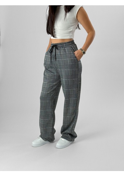 Ekose Kadın Baggy Pantolon COC1082 fiyatları