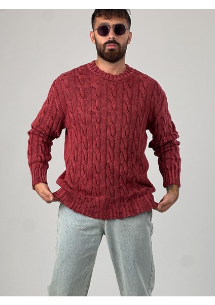 Bordo Triko Erkek Sweatshirt COC1025 fiyatları